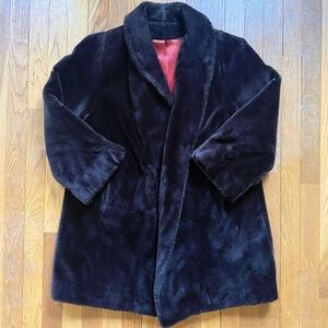 Vintage 1960’s Faux Fur Coat